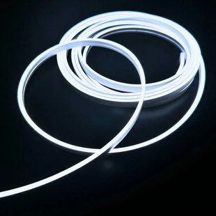 Гнучкий LED неон 24v 4*10мм білий