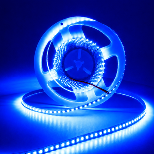 Світлодіодна стрічка 12v 2835 120led/m ip20 Преміум Синій фото