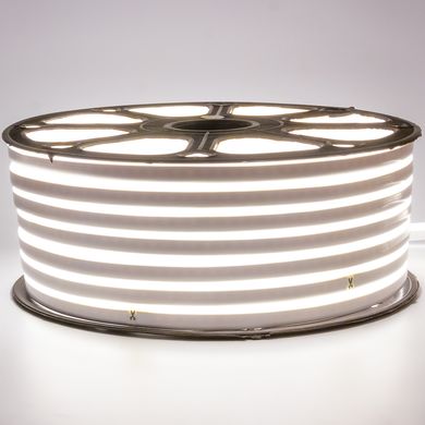 Гибкий LED неон 220v 8*16мм белый Стандарт фото