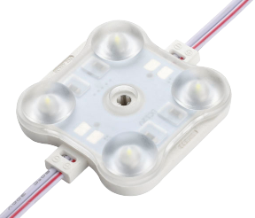 Светодиодный модуль SHINE 12v 4led 1,75w с линзой фото