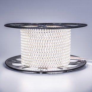 Світлодіодна LED стрічка 220v 2835 120led/m білий Преміум фото