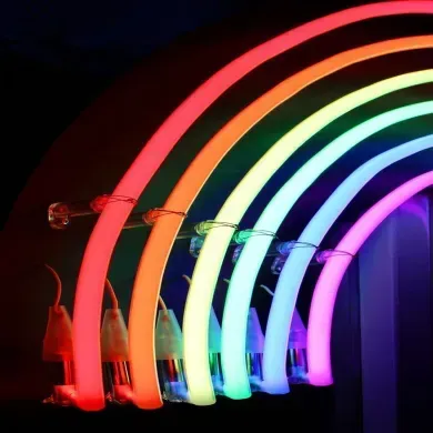 Силиконовый профиль круглый для LED ленты 13*13мм 1м