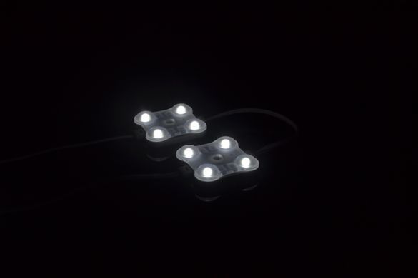 Светодиодный модуль SHINE 12v 4led 1,75w с линзой фото