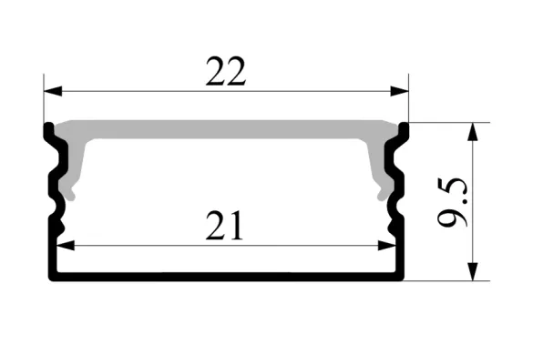 LED светильник 12v 60см IP20 Нейтральный 4500К