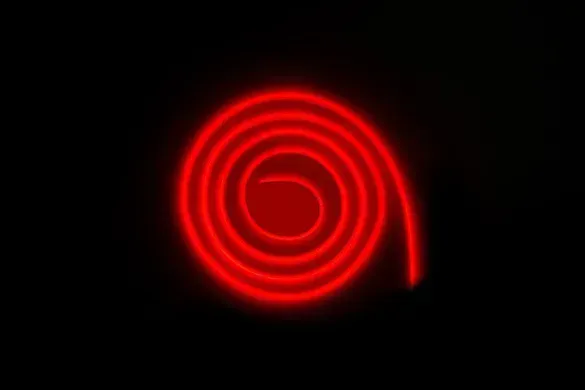Світлодіодна LED стрічка COB 24v IP67 червоний фото