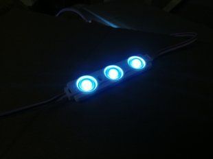 Светодиодный модуль OPTX 12v 0,72w 2835 3led Голубой фото