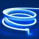Гнучкий LED неон 12v Синій 5 метрів комплект