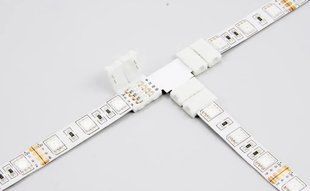 Конектор для LED стрічки №23 Т 10мм RGB фото