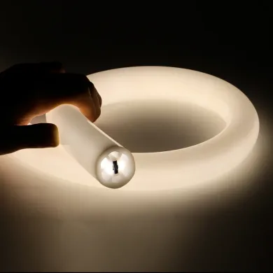 Силіконовий профіль круглий для LED стрічки 34*34мм 1м