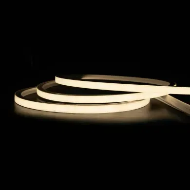 Гнучкий LED неон 220v 10*10мм нейтральний фото