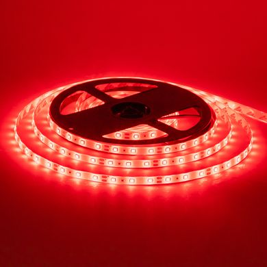 Светодиодная LED лента 12v 2835 60led/m ip65 красный Стандарт фото