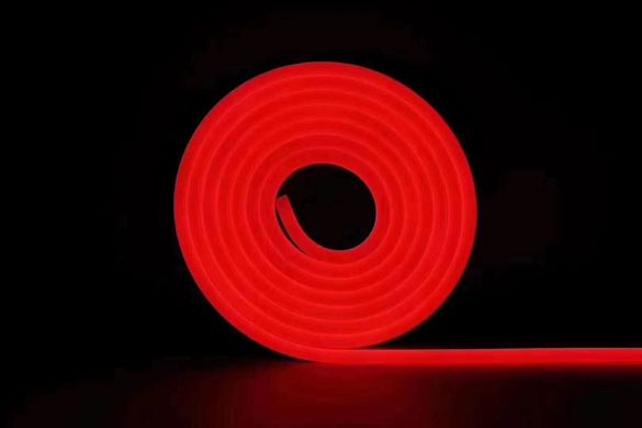 Гнучкий LED неон 12v 6*12мм 1см червоний Преміум фото