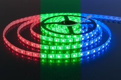 Светодиодная LED лента 12v 5050 60led/m ip65 RGB Премиум фото