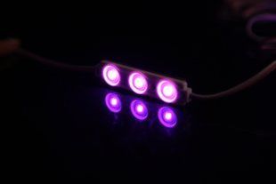 Светодиодный модуль OPTX 12v 0,72w 2835 3led Фиолетовый фото