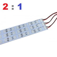LED фітолінійка 12В SMD5630 144led 2:1 фото