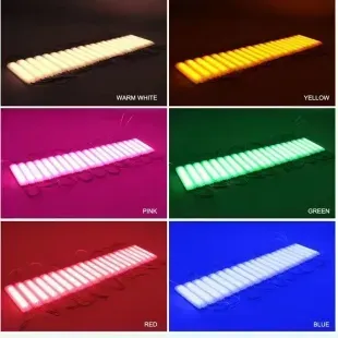 LED модуль 12v 2835 9led 2w Синий фото