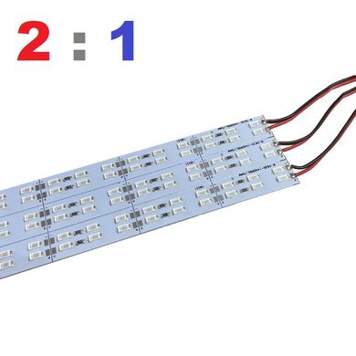 LED фитолинейка 12В SMD5630 144led 2:1 фото