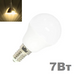 LED лампочка E14 G45 7вт 3000К фото