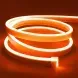 Гнучкий LED неон 12v Помаранчевий 5 метрів комплект