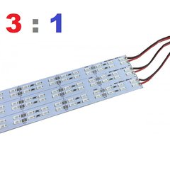 LED фітолінійка 12В SMD5630 144led 3:1 фото