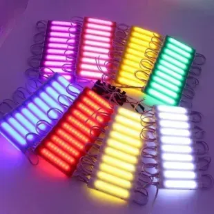 LED модуль 12v 2835 9led 2w Желтый фото