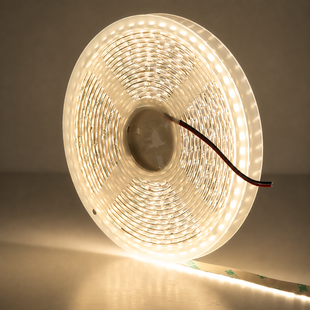 Світлодіодна стрічка 24v 2835 120led/m ip65 в силіконі Нейтральний Преміум фото
