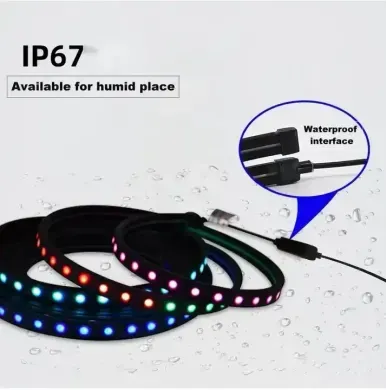 Комплект LED стрічки чорний 5*13мм 24v RGB SMART 5 метрів фото