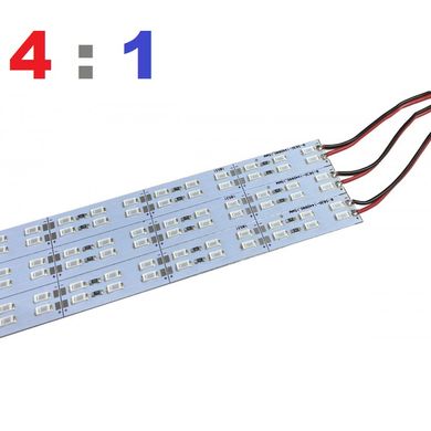 LED фитолинейка 12В SMD5630 144led 4:1 фото