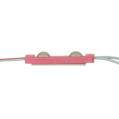 LED модуль 12v SMD 5730 2led Рожевий з лінзою фото