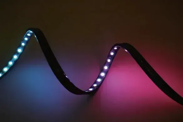 Комплект LED стрічки чорний 5*13мм 24v RGB SMART 5 метрів фото