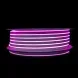 Гнучкий LED неон 12v 6*12мм 1см рожевий Силікон фото