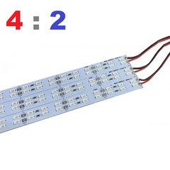 LED фітолінійка 12В SMD5630 144led 4:2 фото