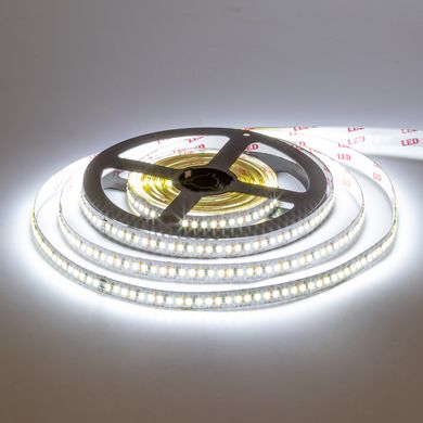 Світлодіодна LED стрічка 12v 2835 240led/m ip20 білий Преміум фото