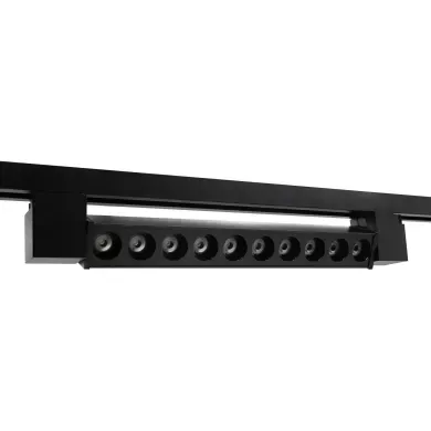 Трековый светильник Поворотный 220V 20W RGL Черный 4000К 35см