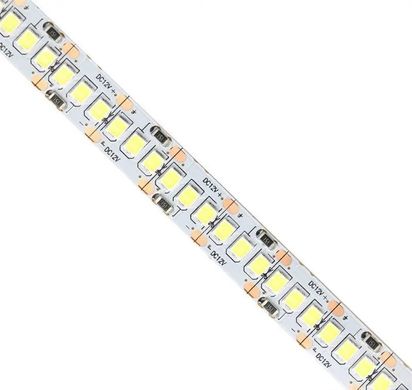 Світлодіодна LED стрічка 12v 2835 240led/m ip20 білий Преміум фото