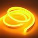 Гибкий LED неон 12v Лимонный 5 метров комплект