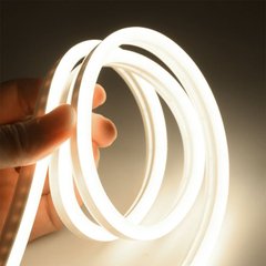Гнучкий LED неон 12v 8*16мм 2,5см нейтральний фото