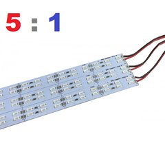 LED фітолінійка 12В SMD5630 144led 5:1 фото