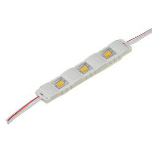 LED модуль 12v SMD 5730 3led Теплый фото