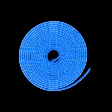 Гибкий LED неон 12v RGB 5 метров комплект, RGB, RGB, 5 м