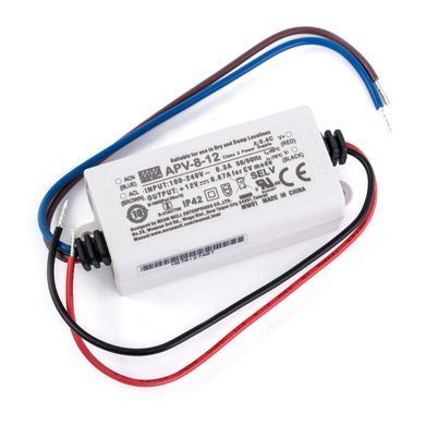 Блок живлення 12v 0,67а 8w ip42 Mean Well APV фото