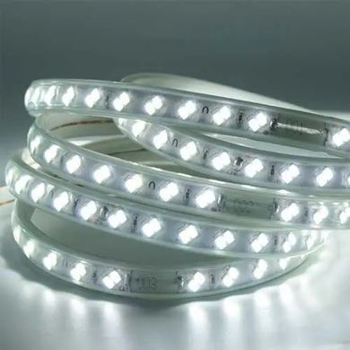 Світлодіодна LED стрічка 220v 5730 120led/m білий Стандарт фото