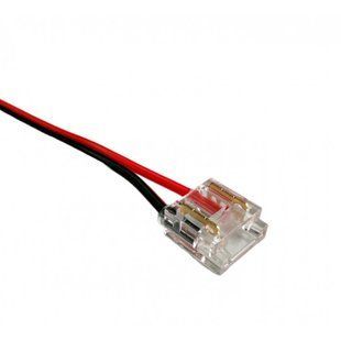 Конектор для LED стрічки COB провід-кліпса 8мм фото