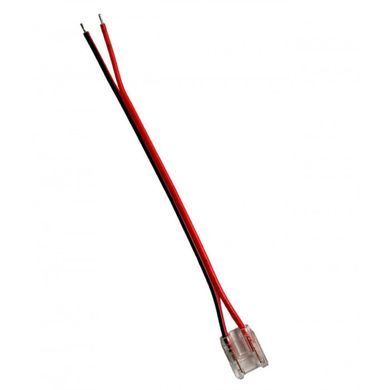 Конектор для LED стрічки COB провід-кліпса 8мм фото