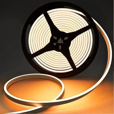 Гнучкий LED неон 24v 4*10мм теплий