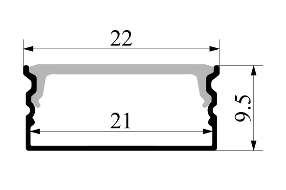 USB светильник 5v 100см IP20 Холодный 6500К