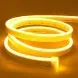 Гнучкий LED неон 12v 6*12мм 1см жовтий фото