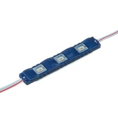 LED модуль 12v SMD 5730 3led Синій фото