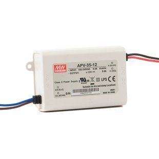 Блок питания 12v 3а 35w ip42 Mean Well APV фото