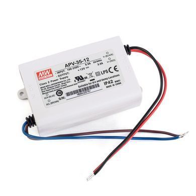 Блок питания 12v 3а 35w ip42 Mean Well APV фото
